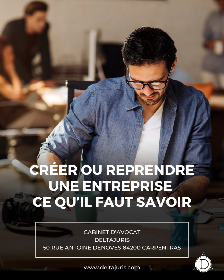 Comment créer ou reprendre une entreprise ?